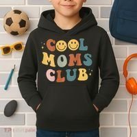 Cool Moms Club ON BACK Print Kids Hoodie thumb 2