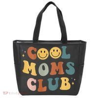 Cool Moms Club ON BACK Print Tote Bag thumb 0