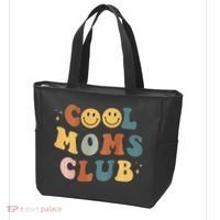 Cool Moms Club ON BACK Print Tote Bag thumb 3