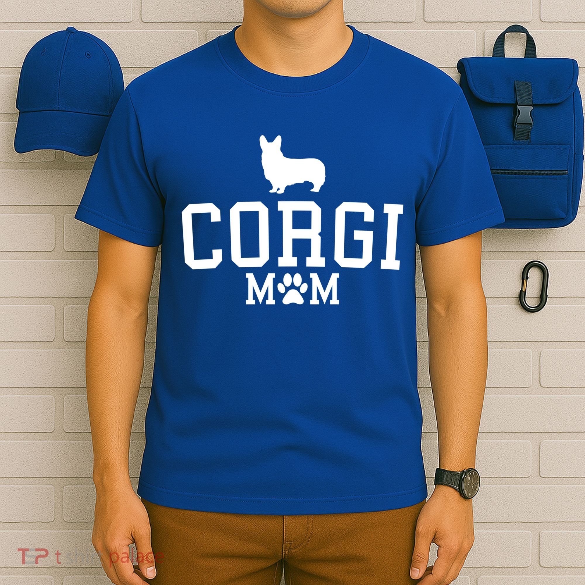 Corgi Mom Corgi Mama Cardigan Pembroke Welsh MotherS Day Gift T-Shirt
