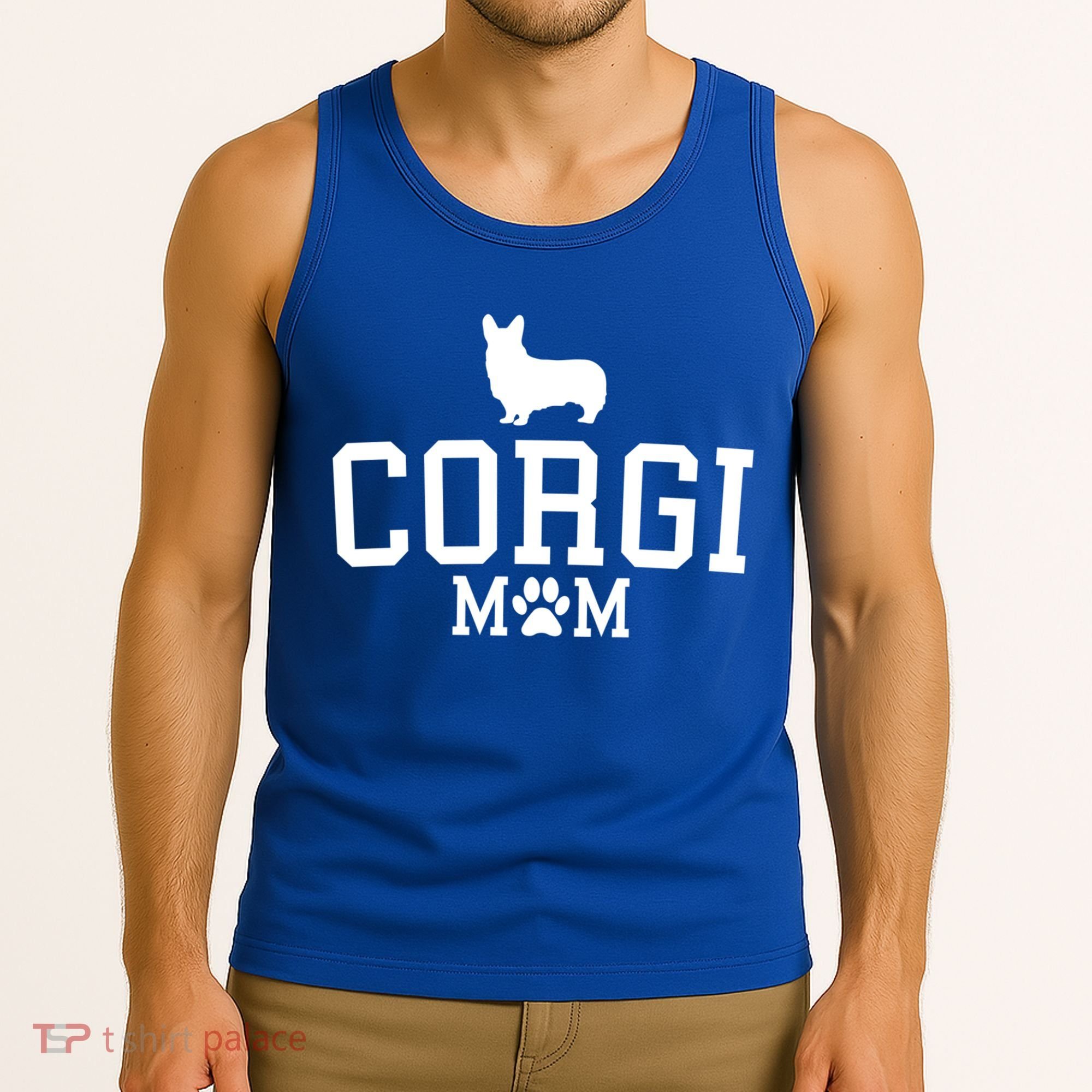 Corgi Mom Corgi Mama Cardigan Pembroke Welsh MotherS Day Gift Tank Top