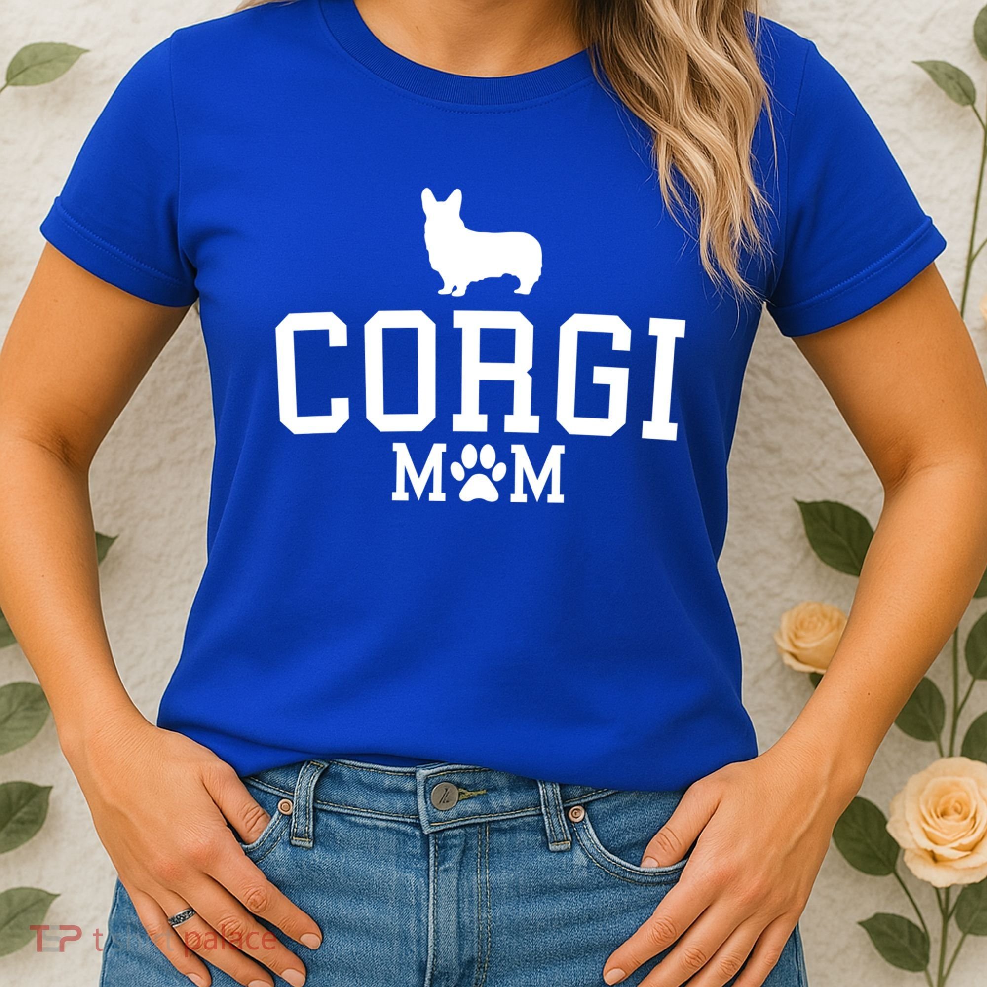 Corgi Mom Corgi Mama Cardigan Pembroke Welsh MotherS Day Gift Women's T-Shirt
