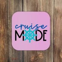 Cruise Mode Cruise Ship Yacht Summertime Vacation Sea Summer Gift Coaster thumb 0