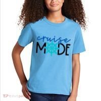Cruise Mode Cruise Ship Yacht Summertime Vacation Sea Summer Gift Kids T-Shirt thumb 2