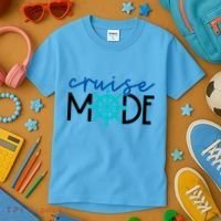 Cruise Mode Cruise Ship Yacht Summertime Vacation Sea Summer Gift Kids T-Shirt thumb 3