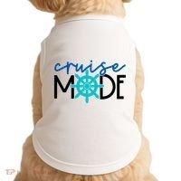 Cruise Mode Cruise Ship Yacht Summertime Vacation Sea Summer Gift Doggie Tank thumb 0