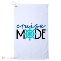 Cruise Mode Cruise Ship Yacht Summertime Vacation Sea Summer Gift Golf Towel thumb 0