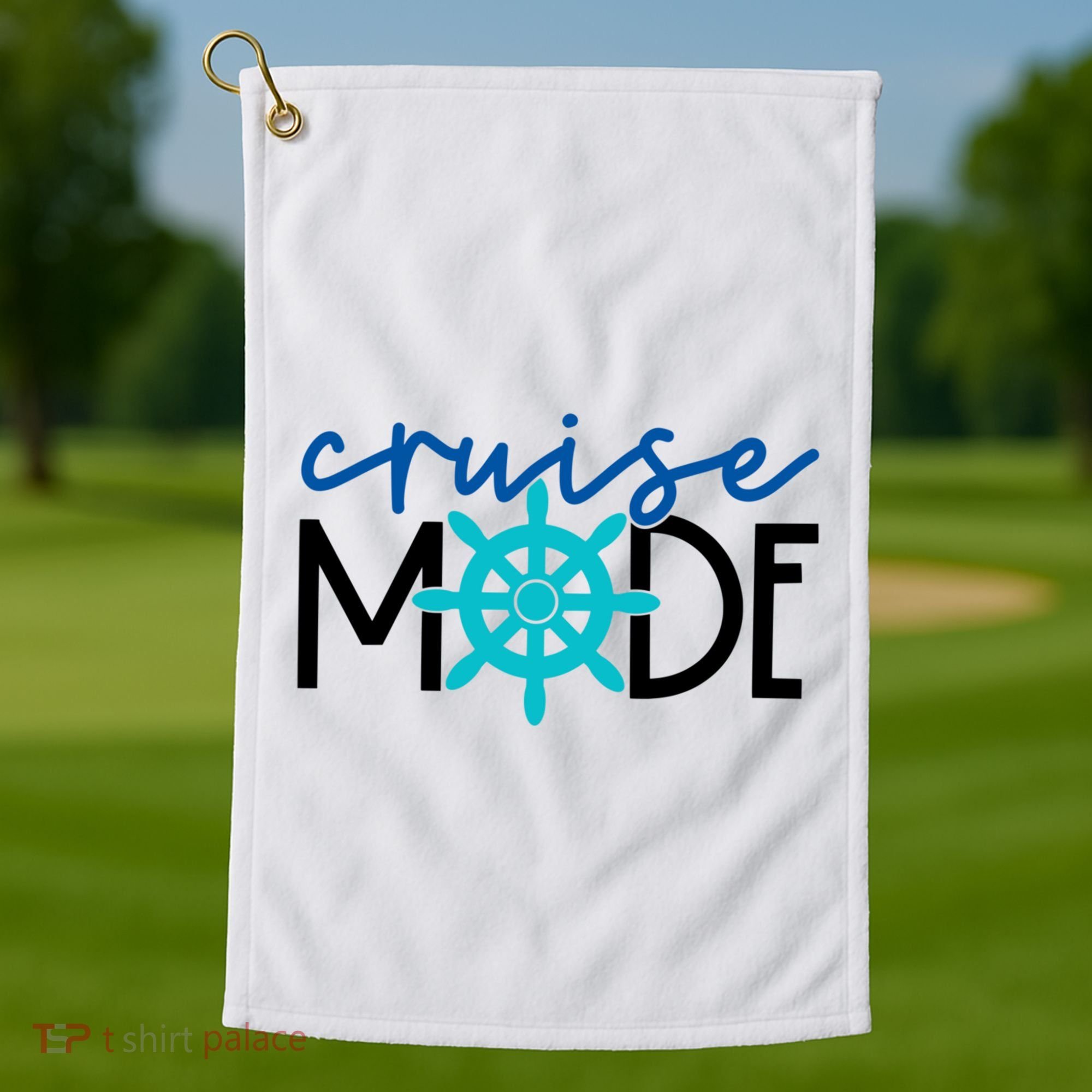 Cruise Mode Cruise Ship Yacht Summertime Vacation Sea Summer Gift Golf Towel