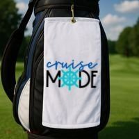 Cruise Mode Cruise Ship Yacht Summertime Vacation Sea Summer Gift Golf Towel thumb 2