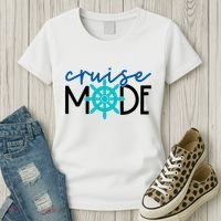 Cruise Mode Cruise Ship Yacht Summertime Vacation Sea Summer Gift Women's T-Shirt thumb 3