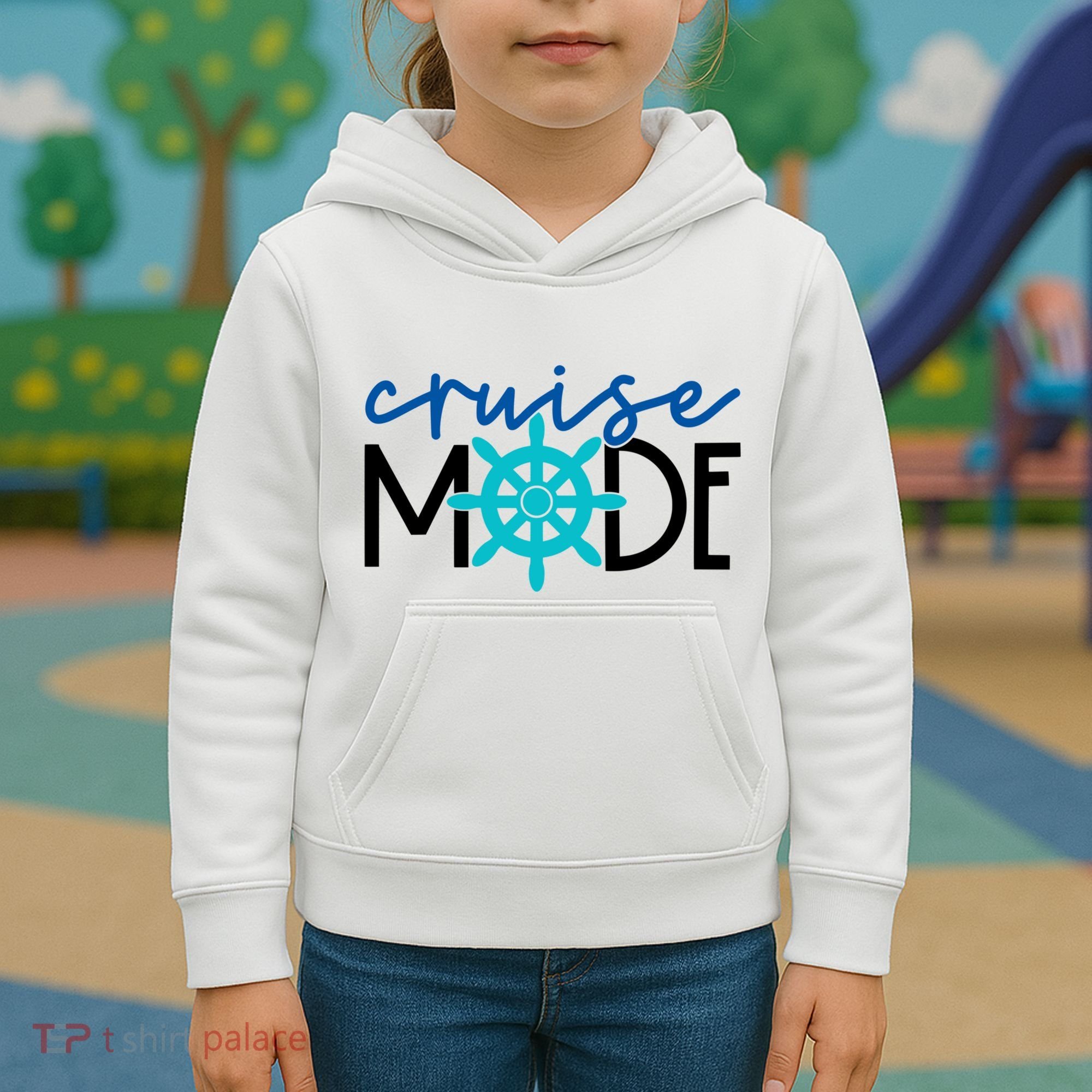 Cruise Mode Cruise Ship Yacht Summertime Vacation Sea Summer Gift Kids Hoodie