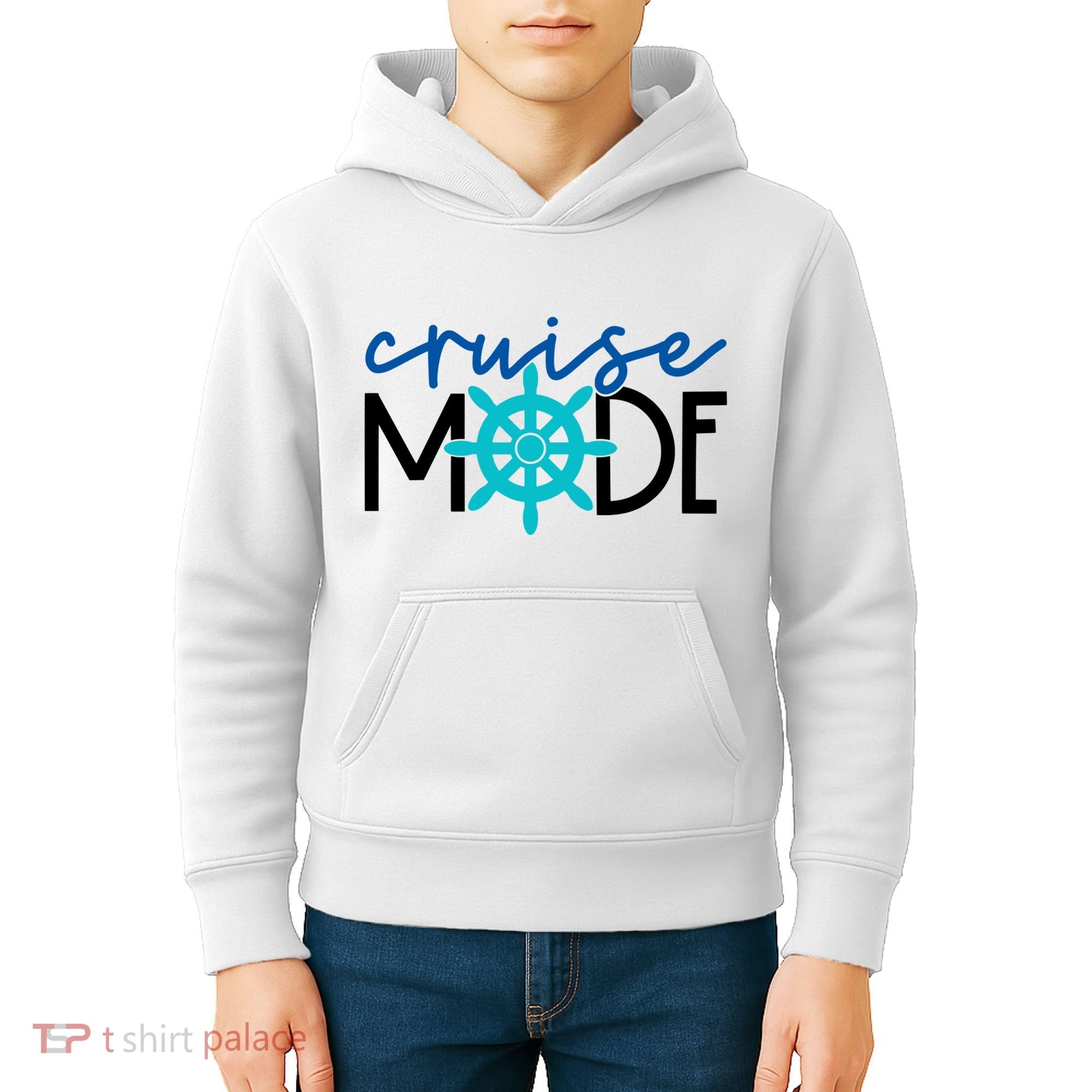Cruise Mode Cruise Ship Yacht Summertime Vacation Sea Summer Gift Kids Hoodie