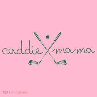Caddie Mama Cute Golfing Golfer Mom Golf 1st Birthday Mommy Coaster thumb 2