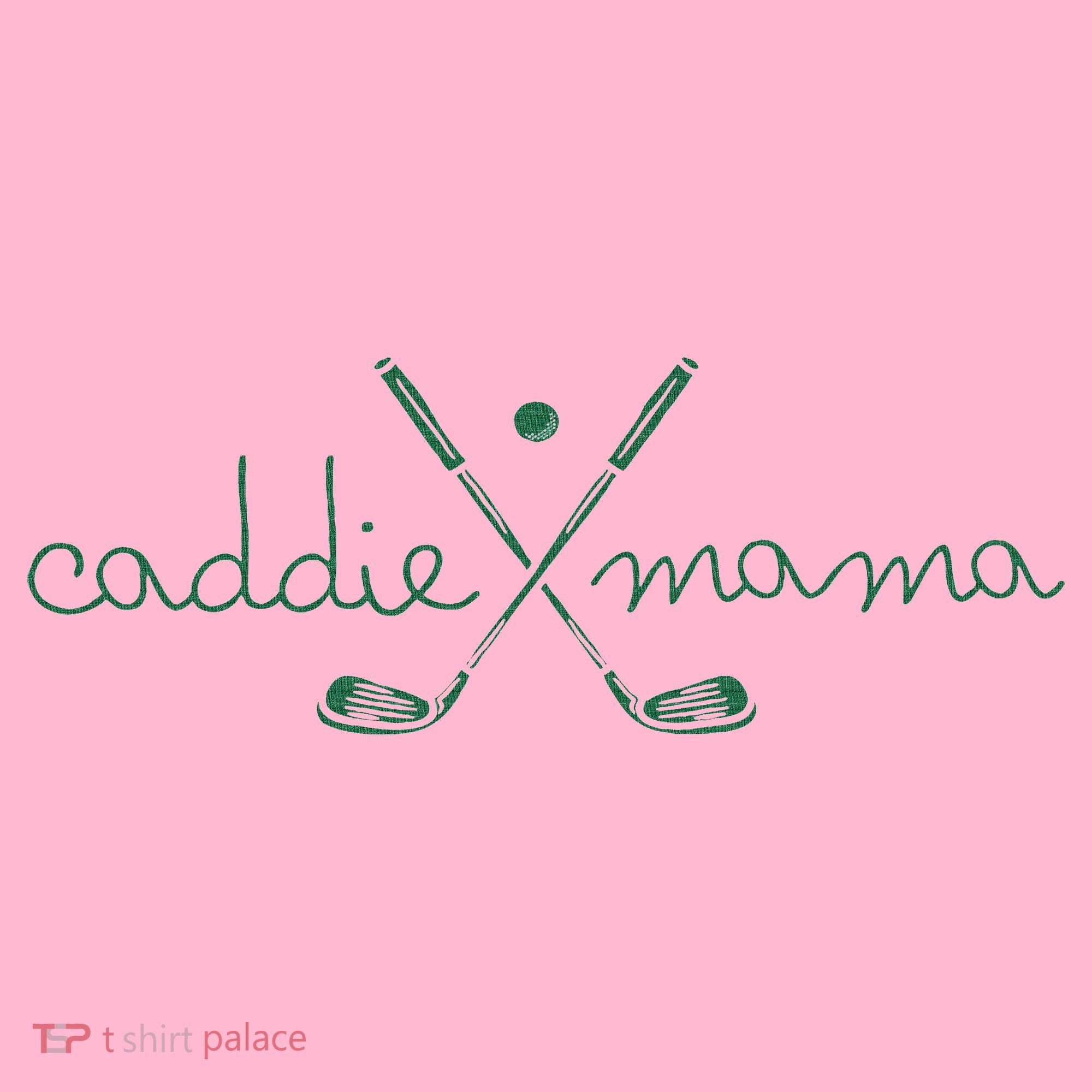 Caddie Mama Cute Golfing Golfer Mom Golf 1st Birthday Mommy Coaster