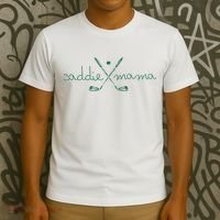 Caddie Mama Cute Golfing Golfer Mom Golf 1st Birthday Mommy T-Shirt thumb 3