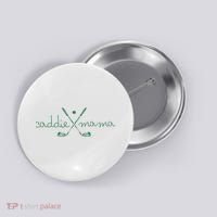 Caddie Mama Cute Golfing Golfer Mom Golf 1st Birthday Mommy Button thumb 0