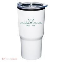 Caddie Mama Cute Golfing Golfer Mom Golf 1st Birthday Mommy Tumbler thumb 0