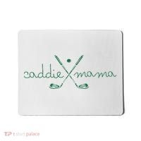 Caddie Mama Cute Golfing Golfer Mom Golf 1st Birthday Mommy Mousepad thumb 0