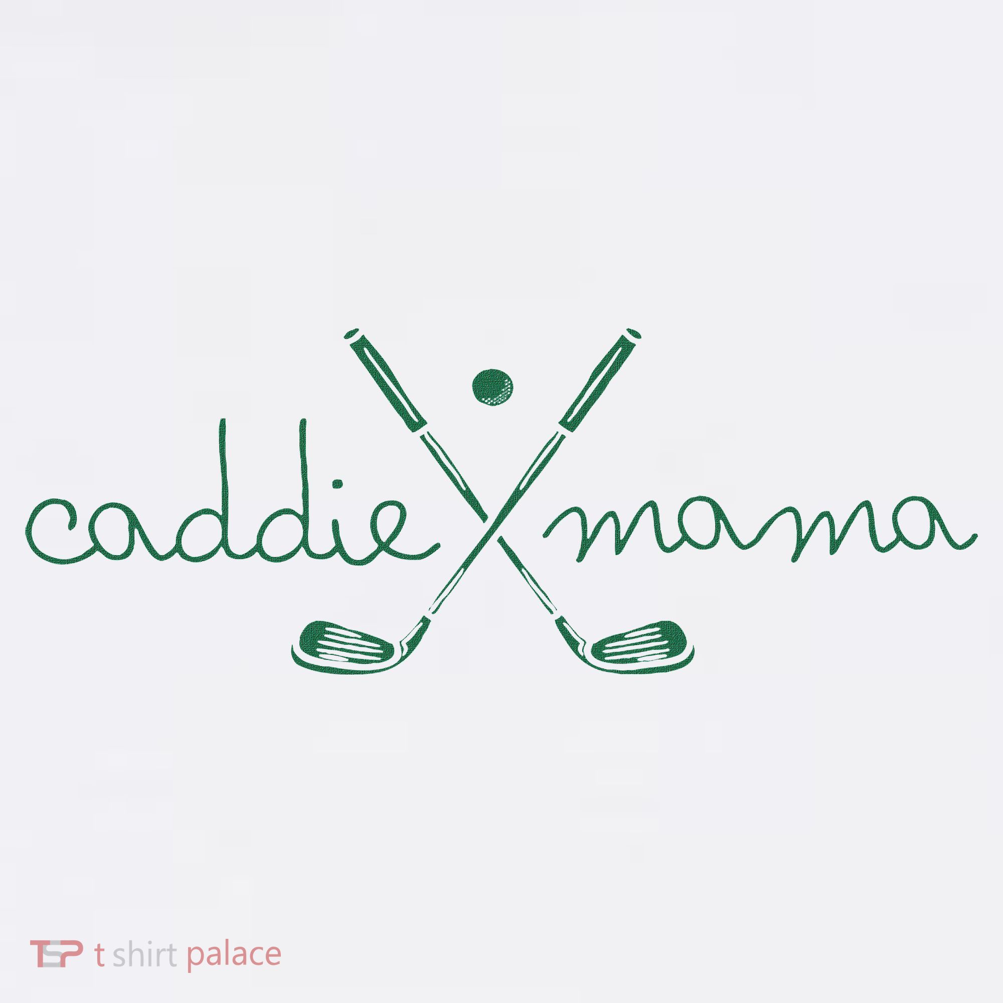 Caddie Mama Cute Golfing Golfer Mom Golf 1st Birthday Mommy Ornament