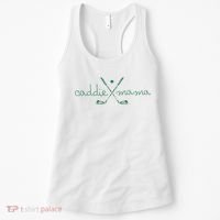 Caddie Mama Cute Golfing Golfer Mom Golf 1st Birthday Mommy Women's Tank Top thumb 0