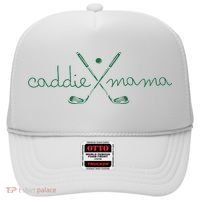 Caddie Mama Cute Golfing Golfer Mom Golf 1st Birthday Mommy Hat thumb 0