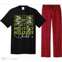 Camouflage Military Child Coquette Bow Camo Pajama Set thumb 0