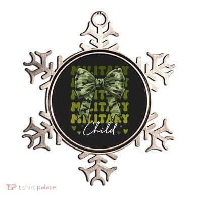 Camouflage Military Child Coquette Bow Camo Ornament