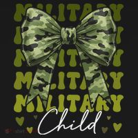 Camouflage Military Child Coquette Bow Camo Baby Bodysuit thumb 2