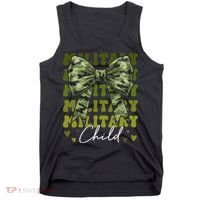 Camouflage Military Child Coquette Bow Camo Tank Top thumb 0