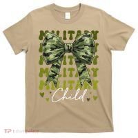 Camouflage Military Child Coquette Bow Camo T-Shirt thumb 0