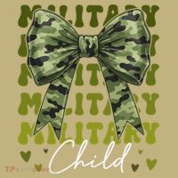 Camouflage Military Child Coquette Bow Camo Mousepad thumb 1