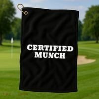 Certified Munch Golf Towel thumb 1