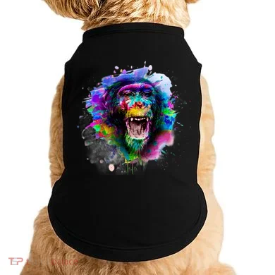 Colorful Monkey Doggie Tank