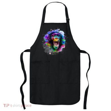 Colorful Monkey Apron