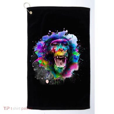 Colorful Monkey Golf Towel