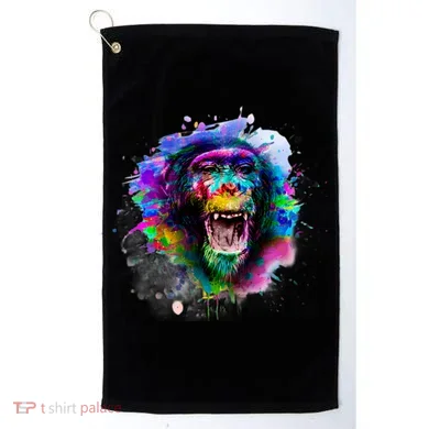 Colorful Monkey Golf Towel