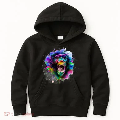 Colorful Monkey Kids Hoodie