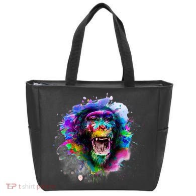 Colorful Monkey Tote Bag