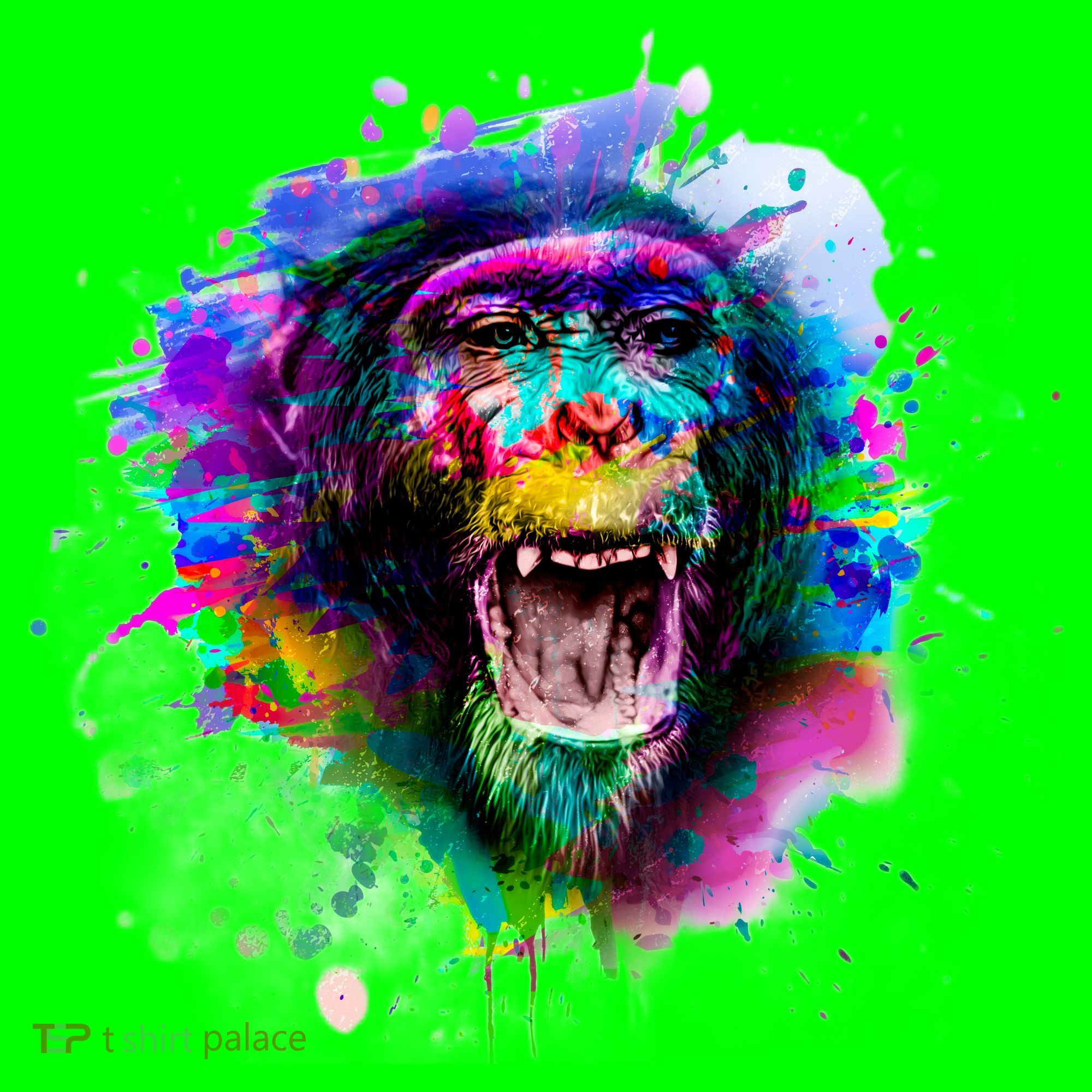 Colorful Monkey T-Shirt
