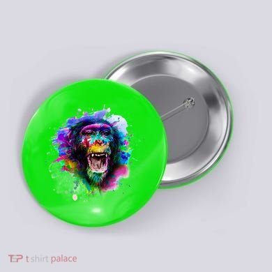 Colorful Monkey Button