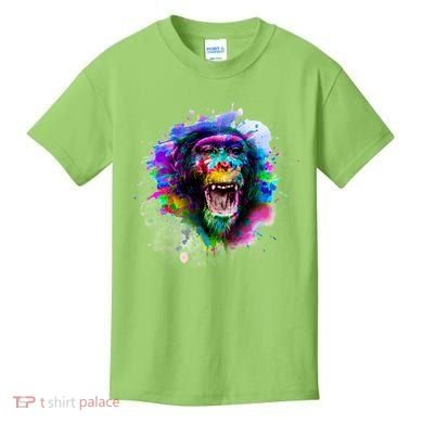 Colorful Monkey Kids T-Shirt