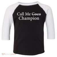 Call Me Coco Call Me Champion Toddler Fine Jersey T-Shirt thumb 0
