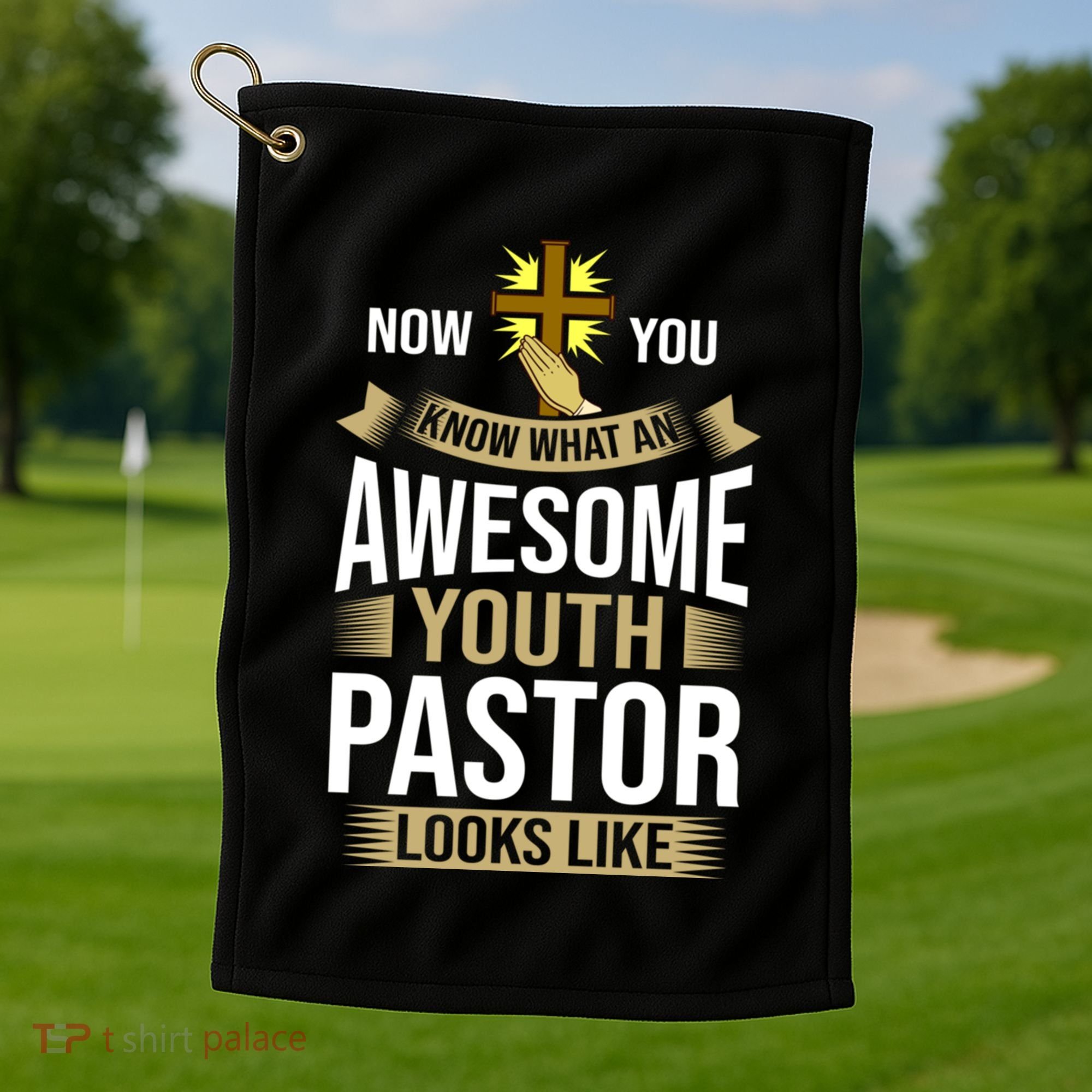 Church Minister Clergy Christian Jesus Gift Golf Towel