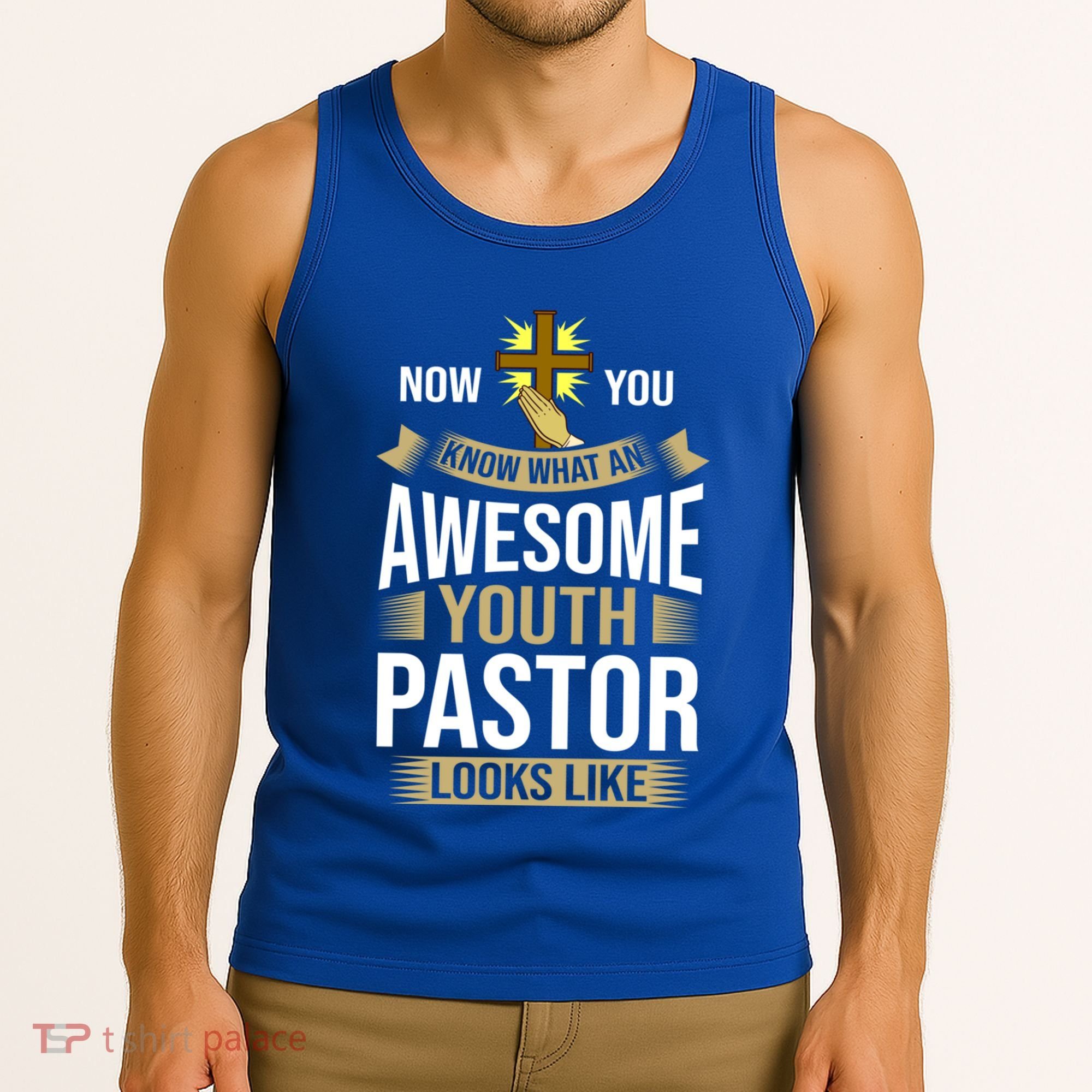 Church Minister Clergy Christian Jesus Gift Tank Top