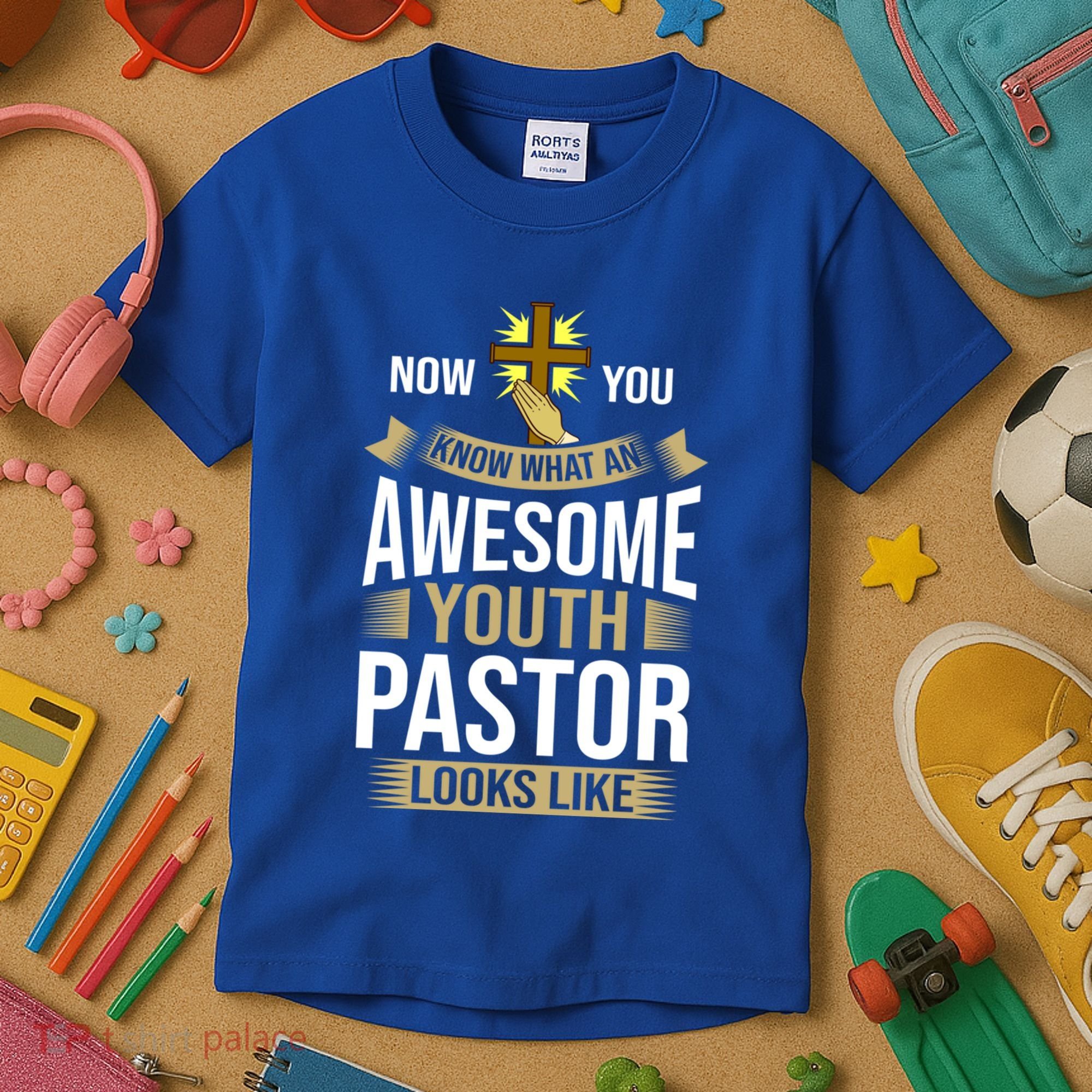 Church Minister Clergy Christian Jesus Gift Kids T-Shirt