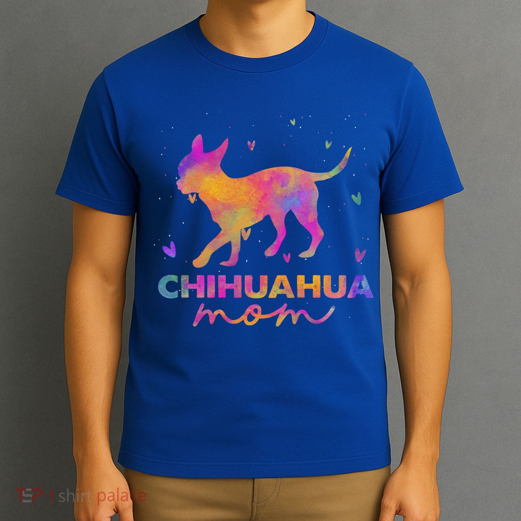 Chihuahua Mom Colorful Chihuahua Mama Funny Gift T-Shirt