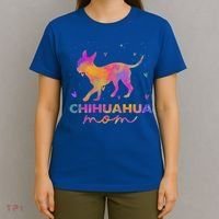 Chihuahua Mom Colorful Chihuahua Mama Funny Gift T-Shirt thumb 4