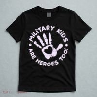 Cute Military Children Are Heroes Too T-Shirt thumb 5