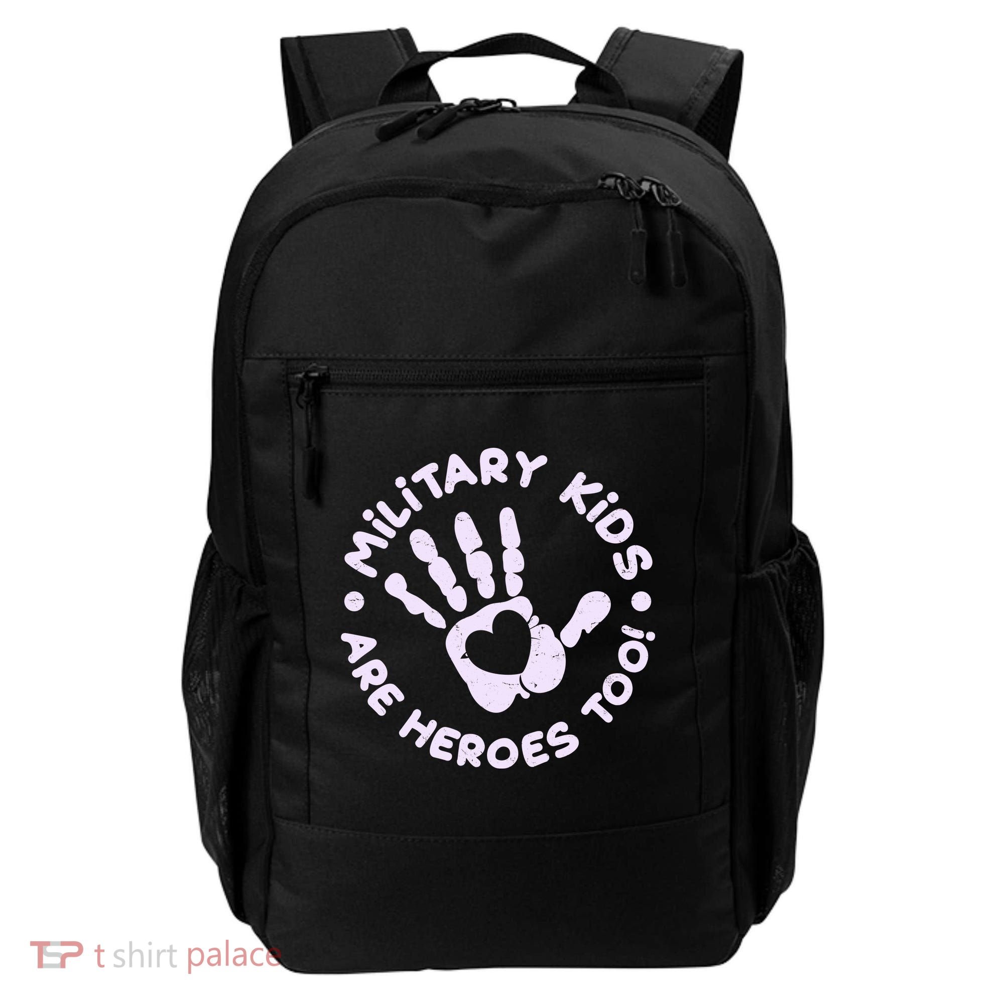 Cute Military Children Are Heroes Too Backpack