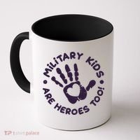 Cute Military Children Are Heroes Too Coffee Mug thumb 0
